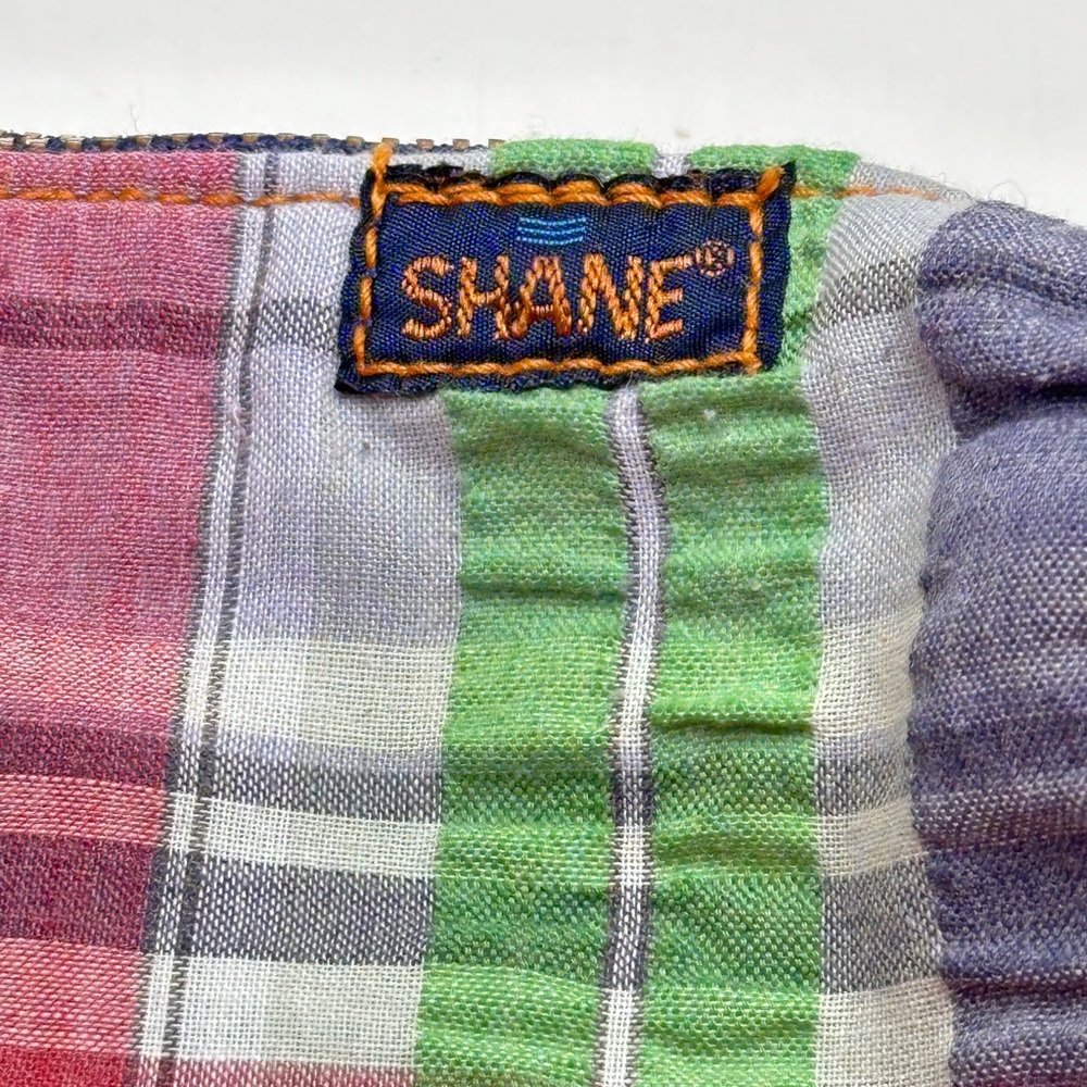 Vintage 80’s SHANE Colorful Patchwork Denim / Jean crossbody purse - Picture 2 of 5